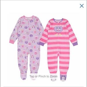 Kids Headquarters Kids' 2-pack Blanket Sleeper, Pink Monster